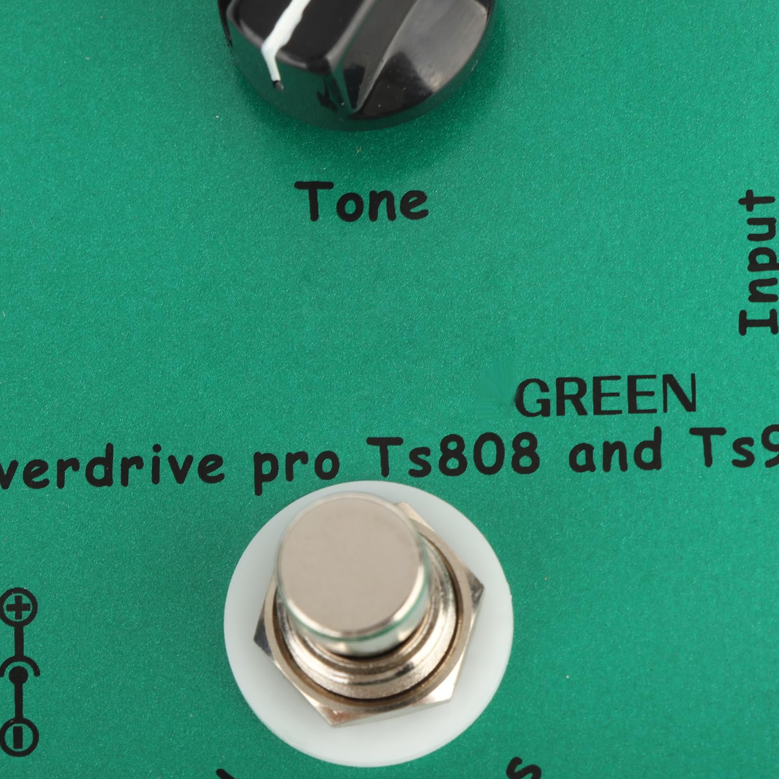Tube Screamer efektów gitarowych z kontrolą tonu wskaźnik LED poziomu napędu dla muzyków: zielony (TUBE SCREAMER ręczny efekt przeciążenia)