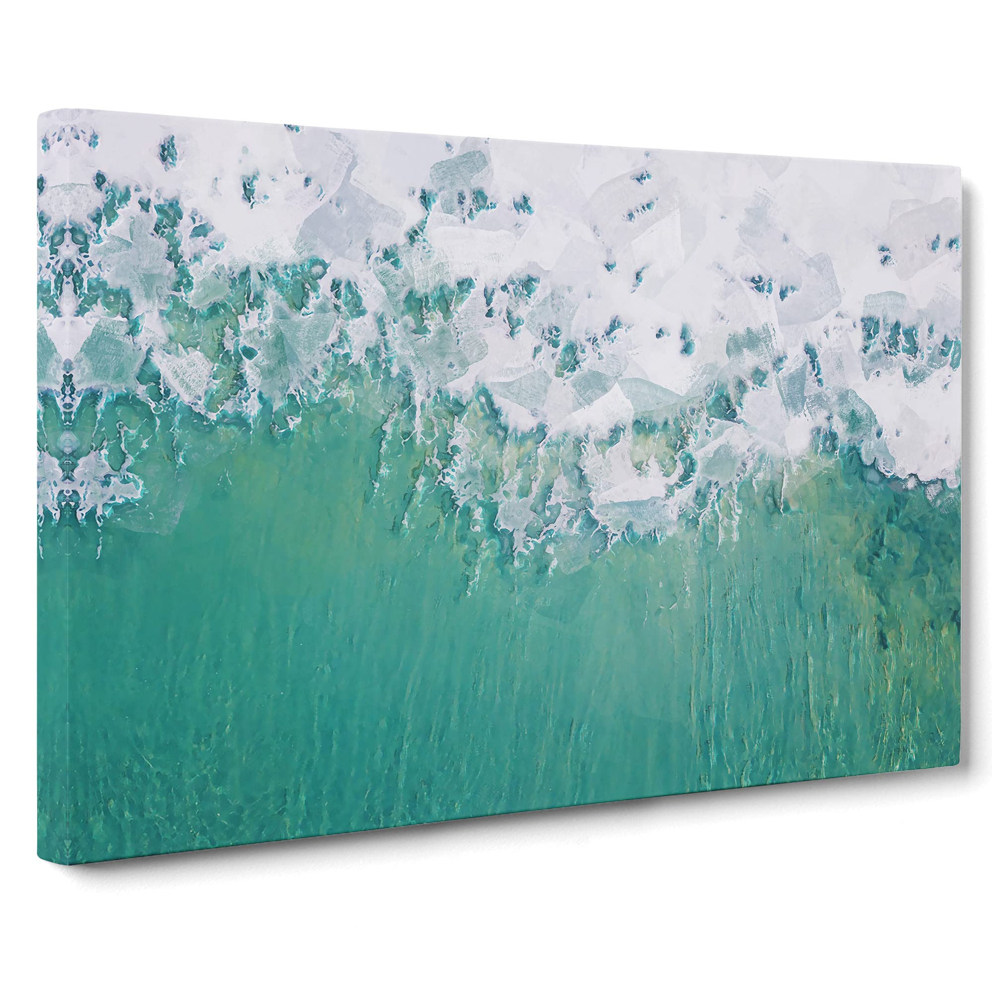 Wave Lines In Nova Scotia Canvas Print, Mixed, 25L x 50W cm