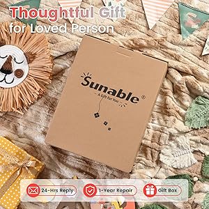 Sunable Heated Electric Blanket - Machine Washable Blanket with Time Settings Heat Settings Twin Size 6284 inches, ETL Certified, Beige - Faux Fur