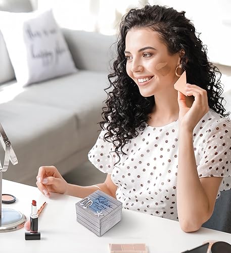 Miniatura 4 de CoTa Global Aqua Sky Relax - Caja de madera grande hecha a mano con sandalias y decoración de estrella de mar, decoración del hogar, organizador de