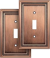 Vista 73 de Henne Bery Sunken Pearls - Placa de pared decorativa resistente para interruptor, cubierta para tomacorrientes (doble dúplex, níquel satinado)