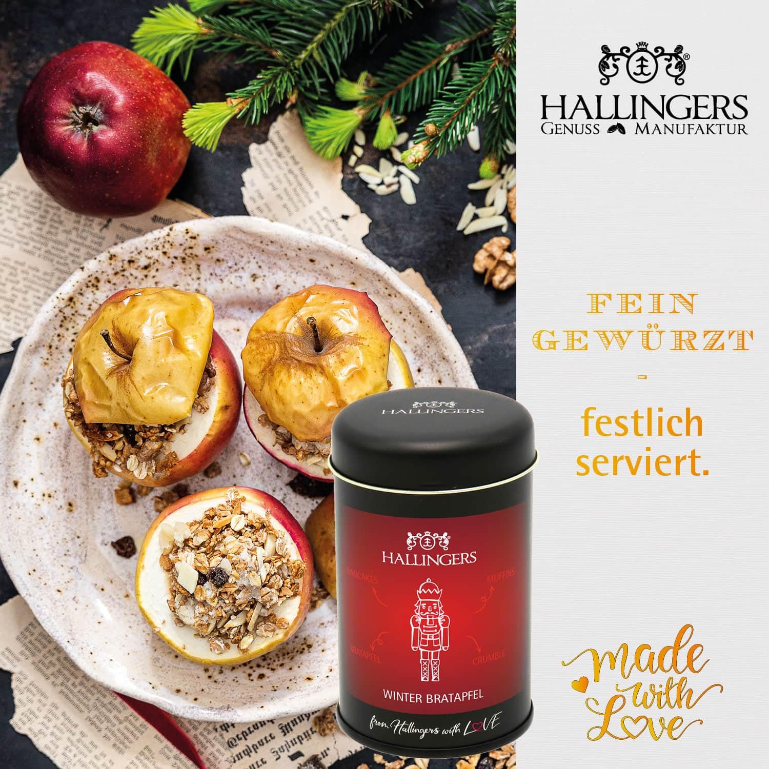 Hallingers Genuss Manufaktur Feinkost Weihnachts-Geschenk-Set - XXL-Geschenkkorb "Frohe Feiertage" große Selektion Pralinen, Nougat, Tee, Duftkerze, Pasta, Lebkuchen & mehr, Weihnachten für Frauen