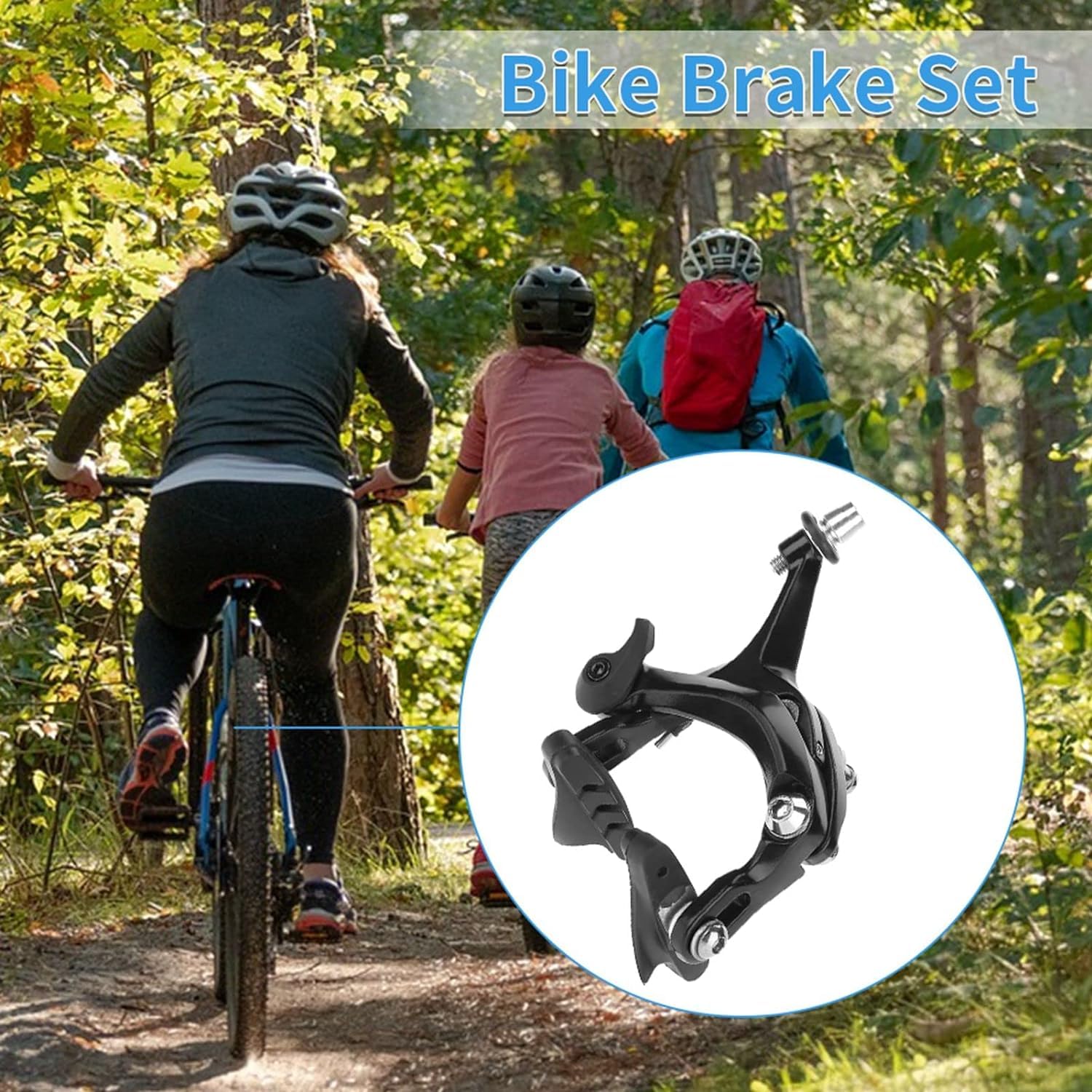 Frenos De Bicicleta, 1 Par De Frenos Mecánicos De Doble Pivote En Forma De  V Para, image size:1500x1500