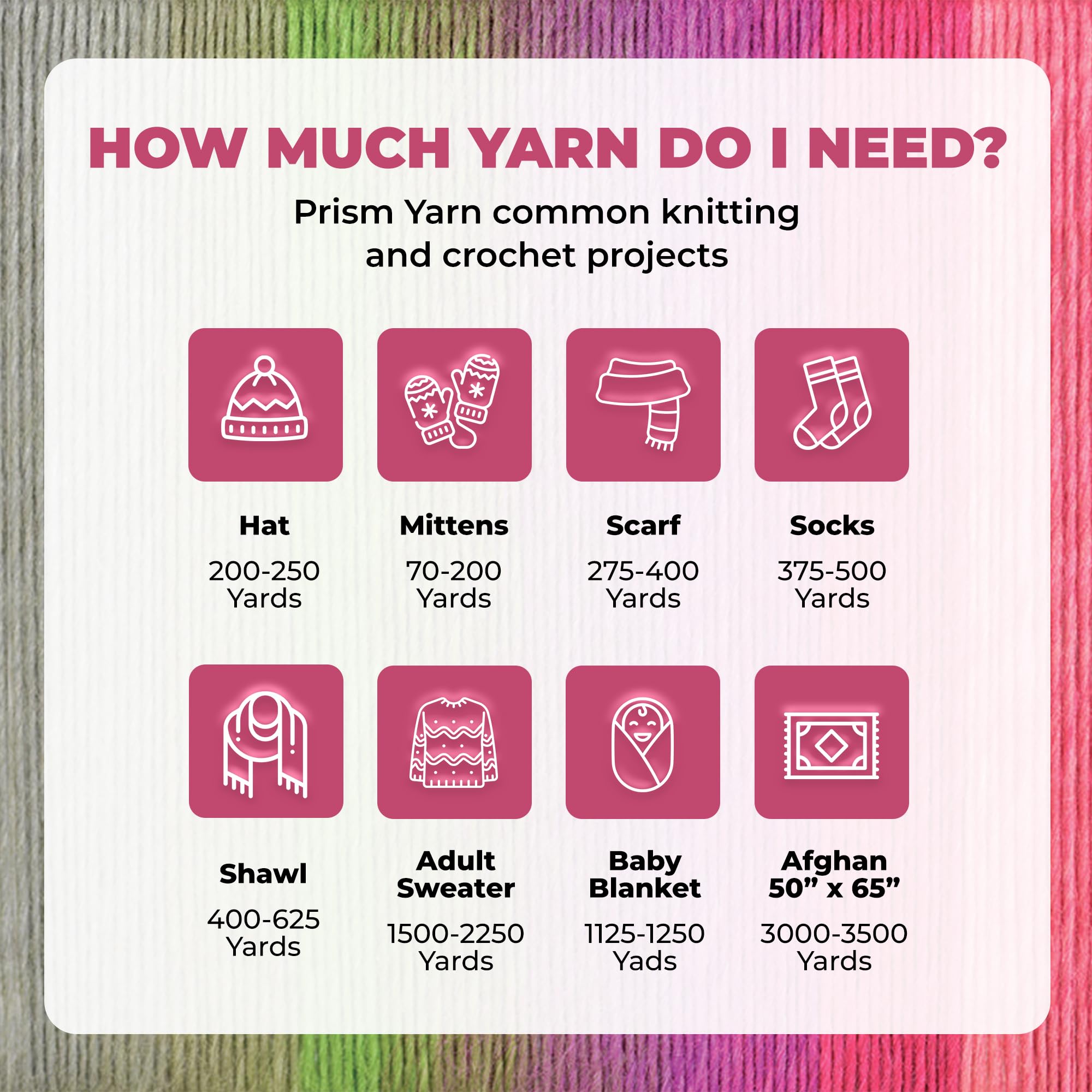 Mary Maxim Prism Yarn, Soft Acrylic Multicolor DK Yarn For Crocheting And Knitting, Light Worsted 3, Ideal For Blankets, Sweaters And Baby Projects, 3.5 Oz Skein, 290 Yards - Seascape