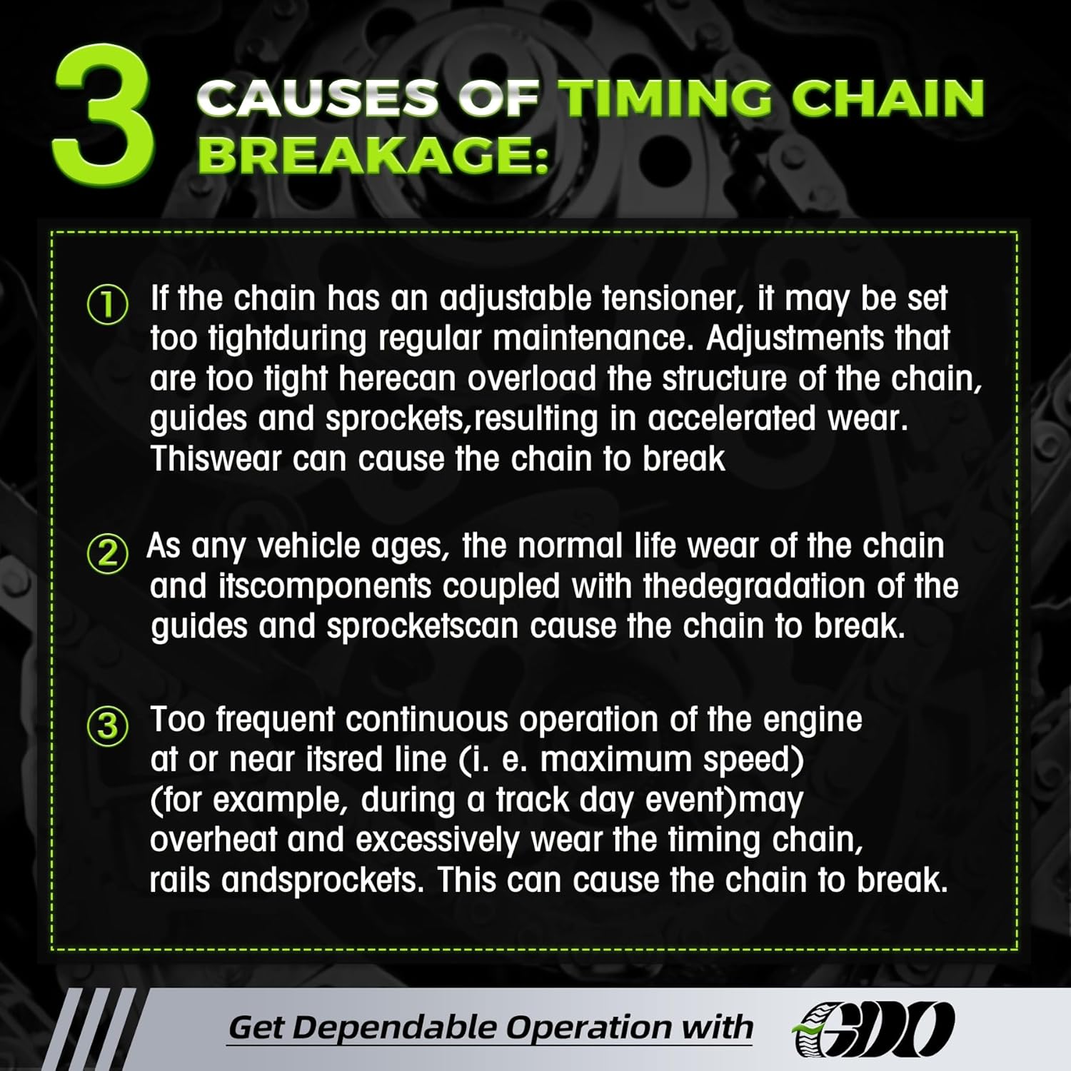 3.6 Timing Chain Kit with Tensioner Sprocket 9-0753S for 2007-2015 Chevy Equinox Malibu Traverse GMC Acadia Cadillac CTS SRX Buick Enclave V6 Engine 3.6L 3.0L Replace# 9-0753SX Cadena De Tiempo Kit - Image 10