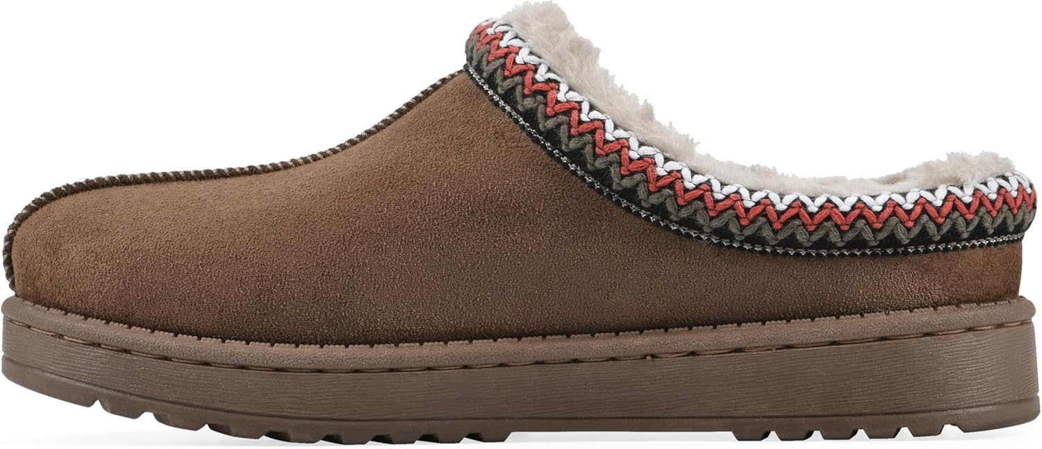 WHITE MOUNTAIN Women's Icebin Faux Fur Slipper Clog - Image 4