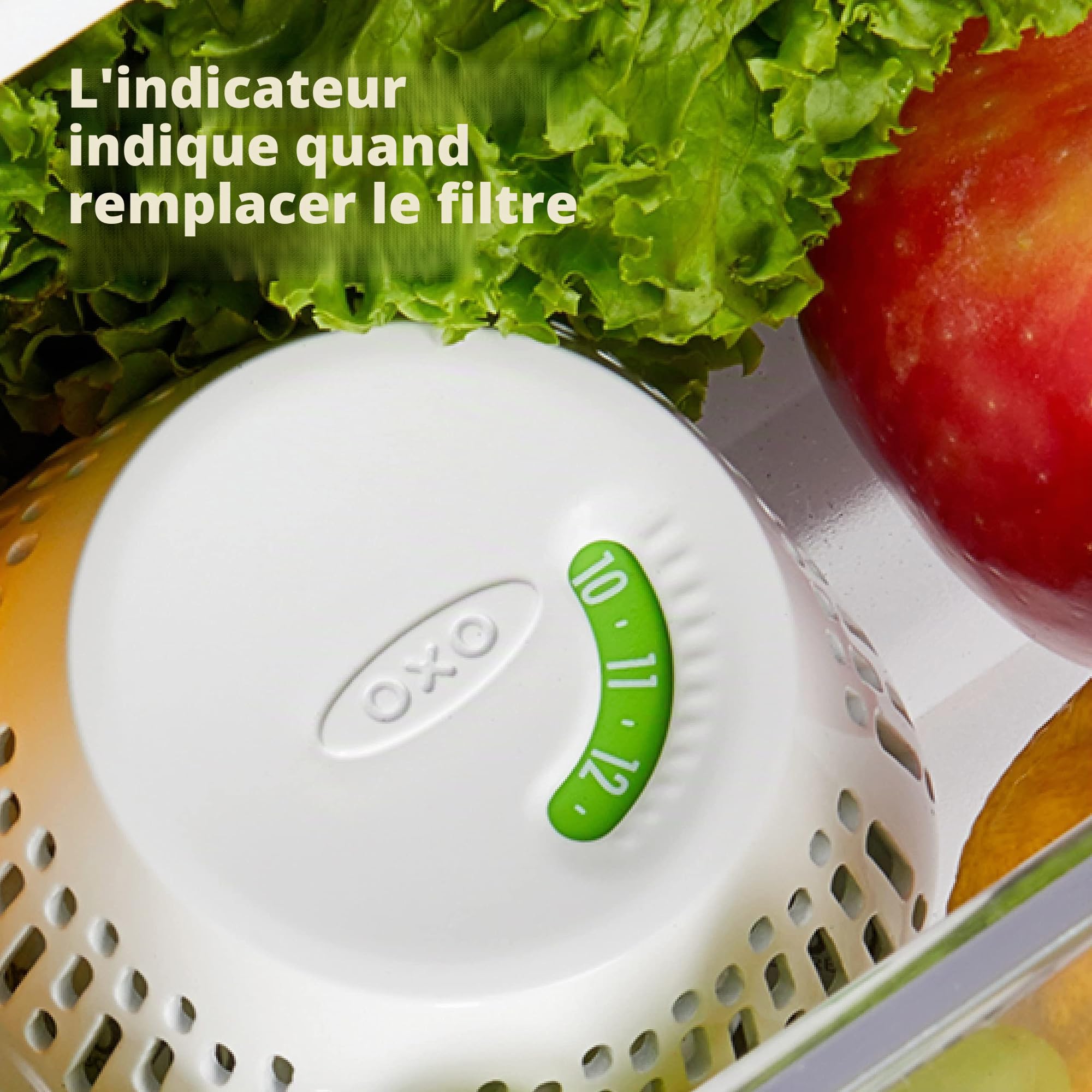Oxo Good Grips greensaver légumes Compartiment utilisation, plastique, ivoire, 35,56 x 17,8 x 17,8 cm