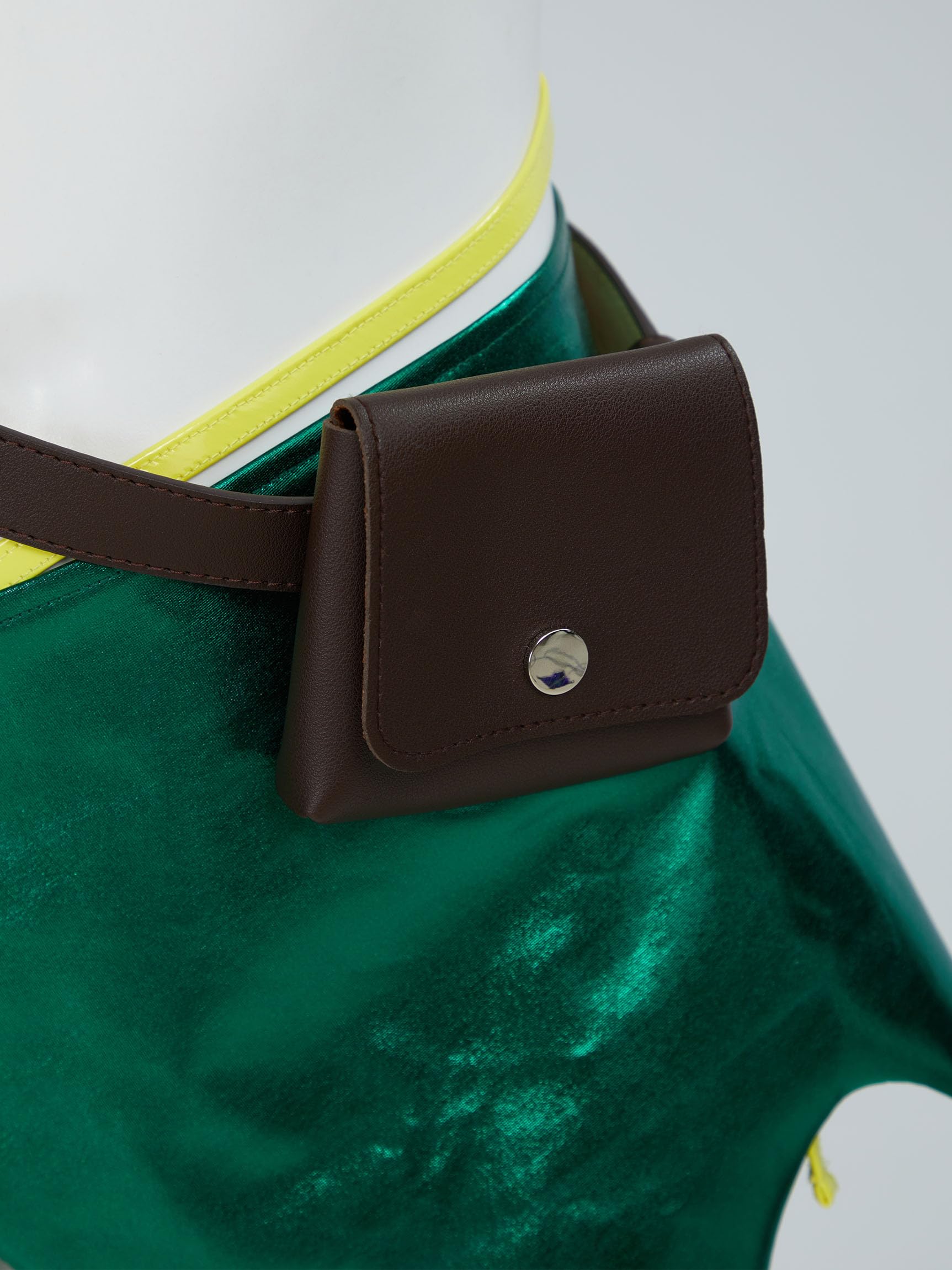 Mobbunny Movie Derivative Cosplay Costume Women Sexy Lingerie Set Cutout Top and Skirt with Headband Gloves Halloween: Large Green