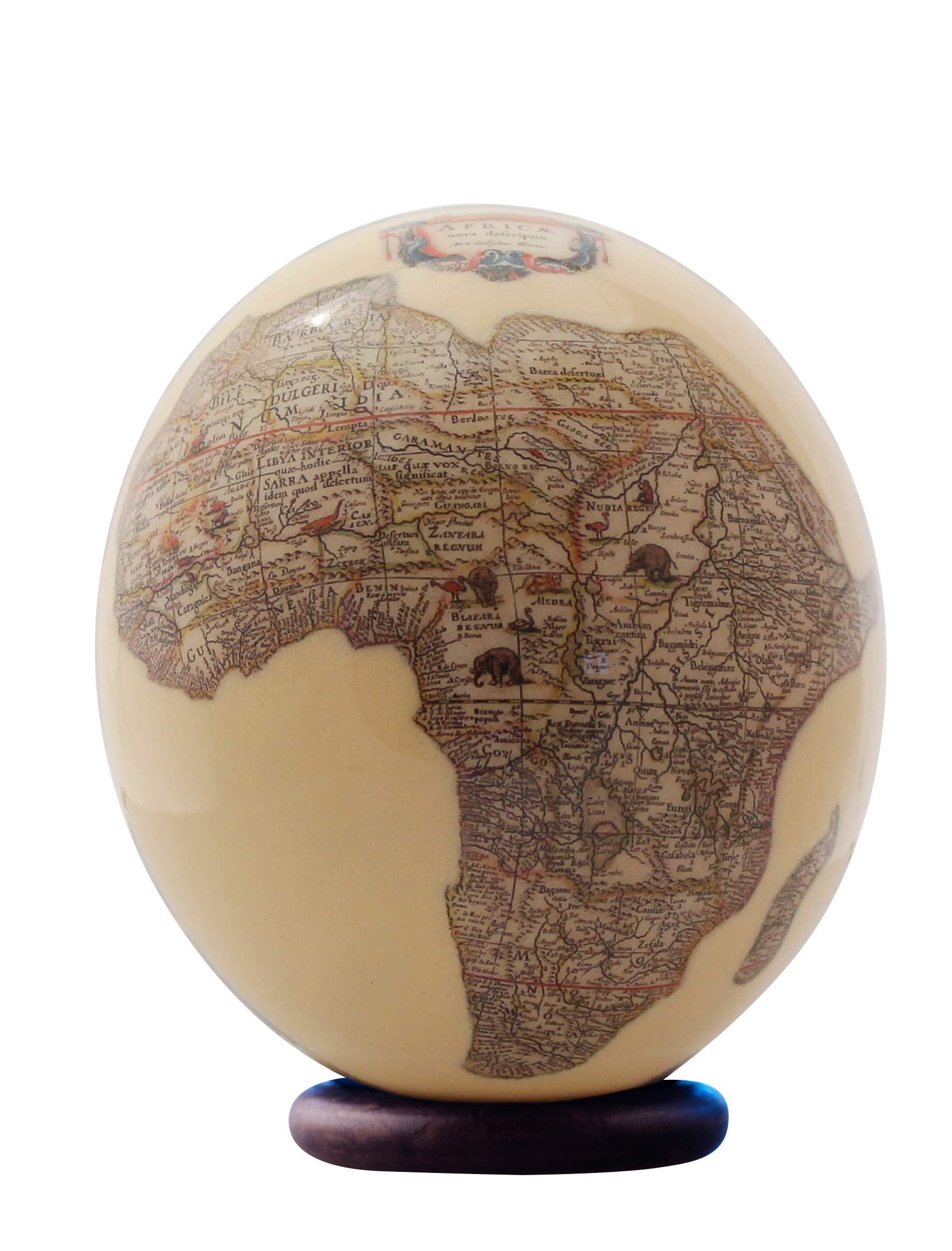 Decoupage Giraffe Straußenei