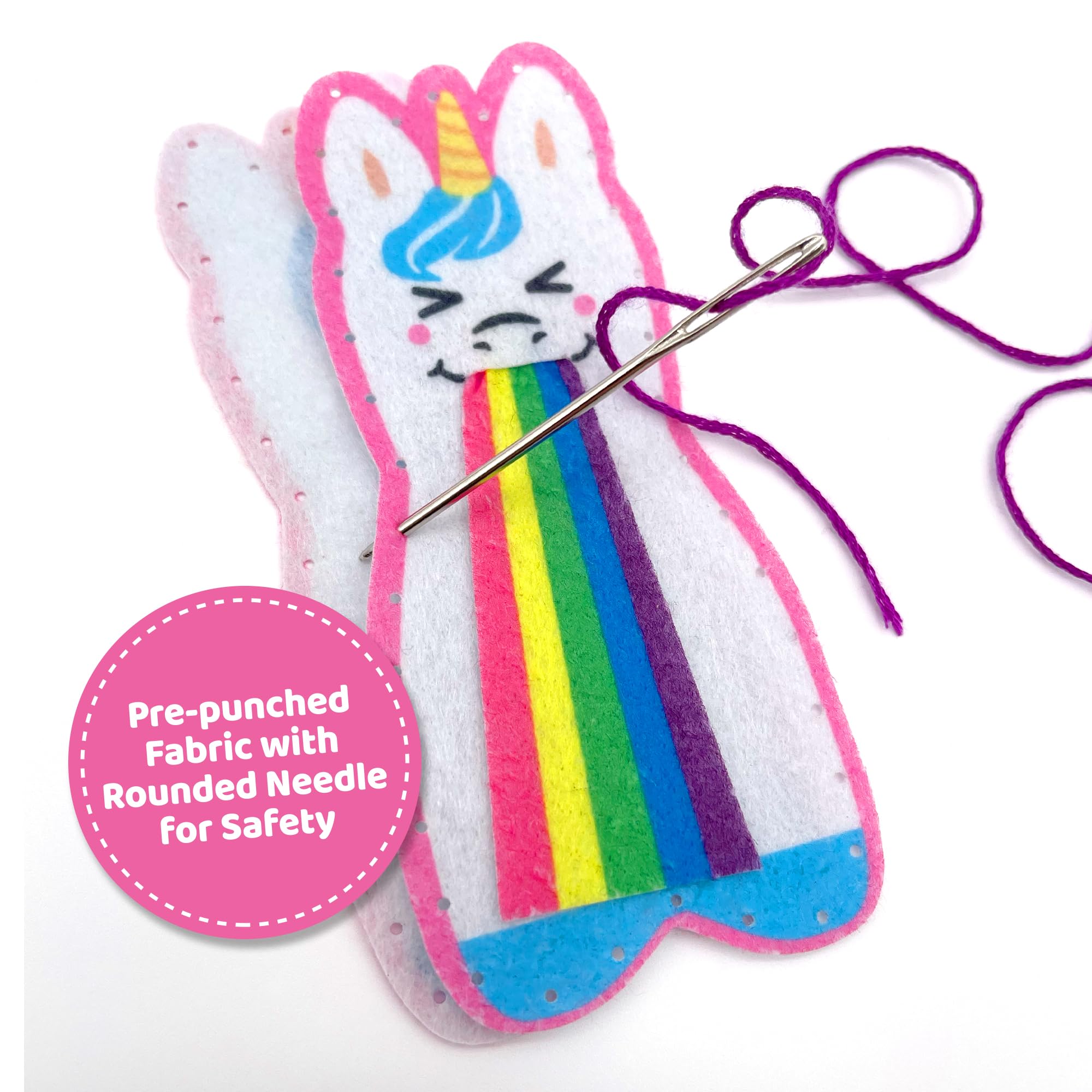 Kids Sewing Kit - 10 DIY Projects for Beginners -4