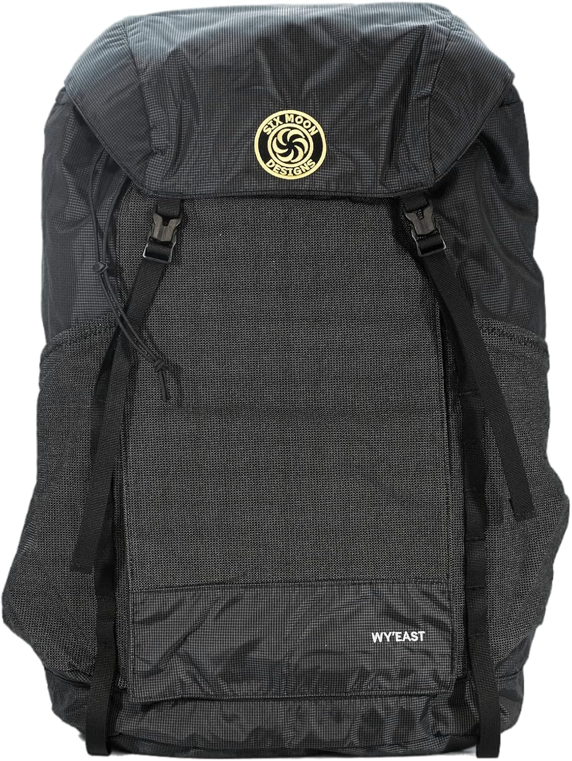 Six Moon Designs WY'EAST DAYPACK With Wing Belt (Black) - Lightweight Hiking Backpack for Day Trips and Everyday Use. Great For Travel. Lightweight Backpack - 25 oz.