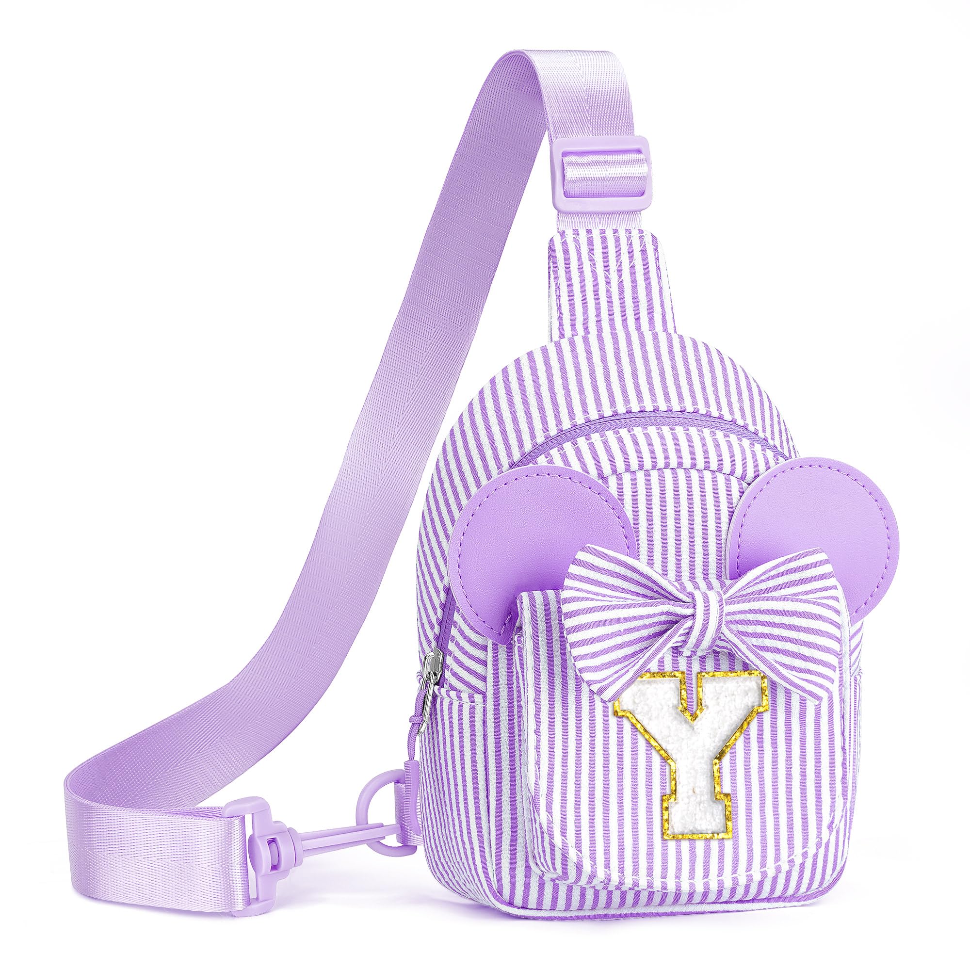 Girls Kids Birthday Gifts Sling Bag Purse for Toddler, Purple Y