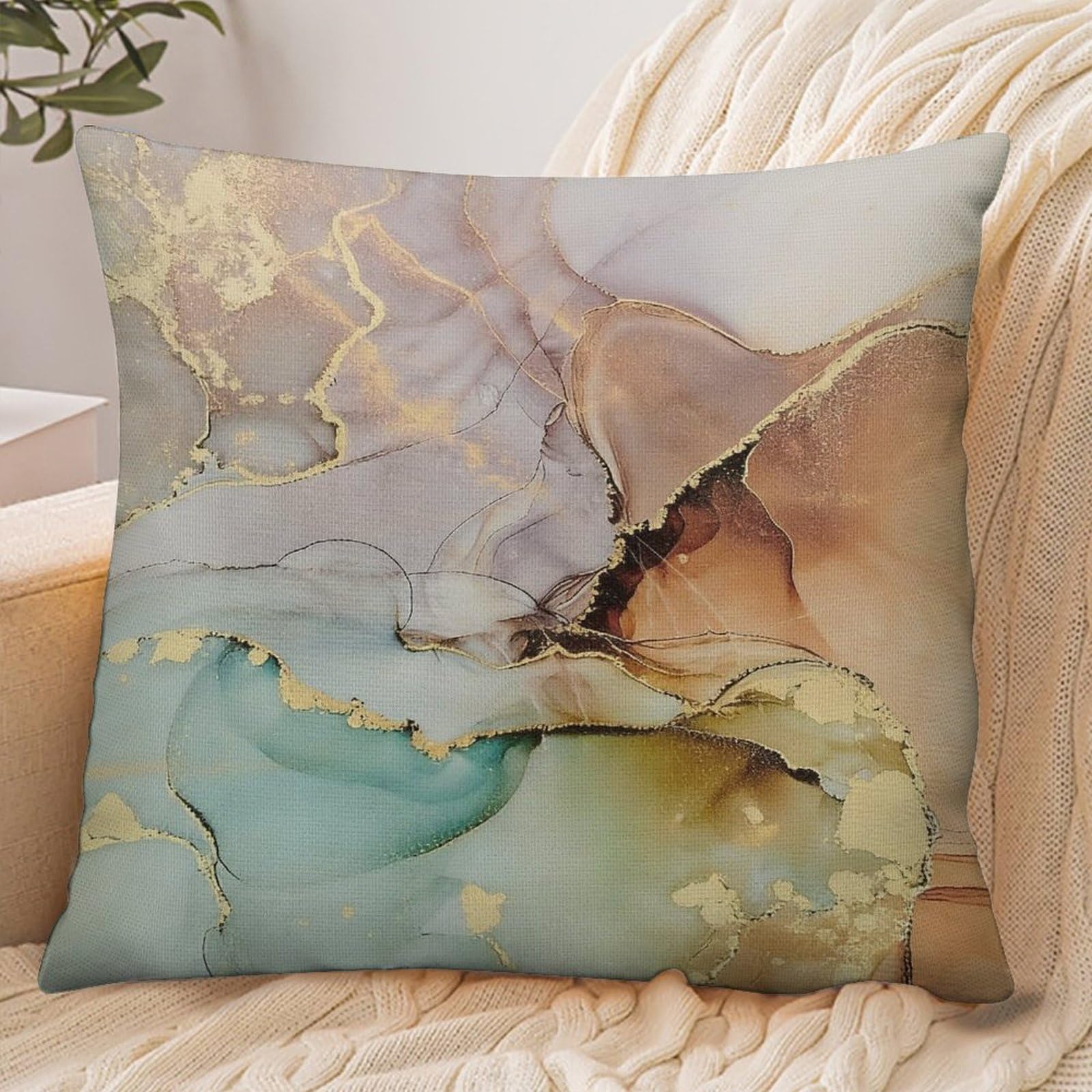 Fekiloot Style Ink Flow Sparkle Pillowcase Pillow Sham Pillow Case