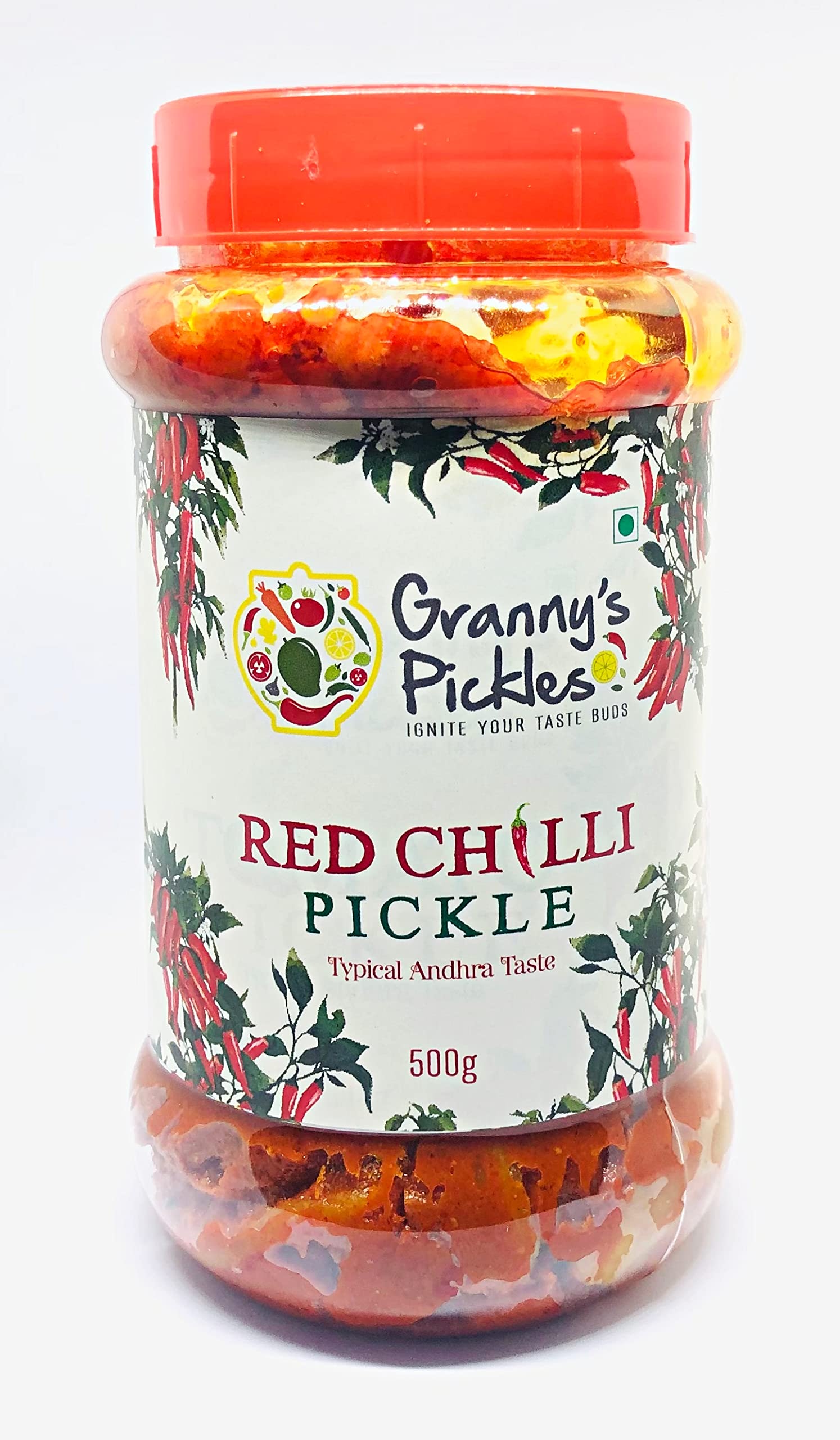 Grannys Pickles -Red Chilli Pickle-Typical Andhra Taste 500 Gms (B08BZ97LX2) Amazon Price History, Amazon Price Tracker