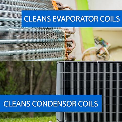 Miniatura 2 de Quality Chemical Nu-Coil - Limpiador de bobina de condensador alcalino concentradode grado profesional para unidad de CAlimpiador de bobina de CA, 1