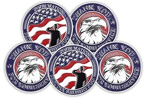 5 Pieces Military Coins to Express Gratitude