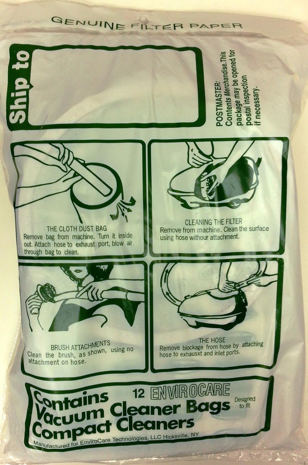 (Ship from USA) 12 pk TRISTAR COMPACT Canister Vacuum