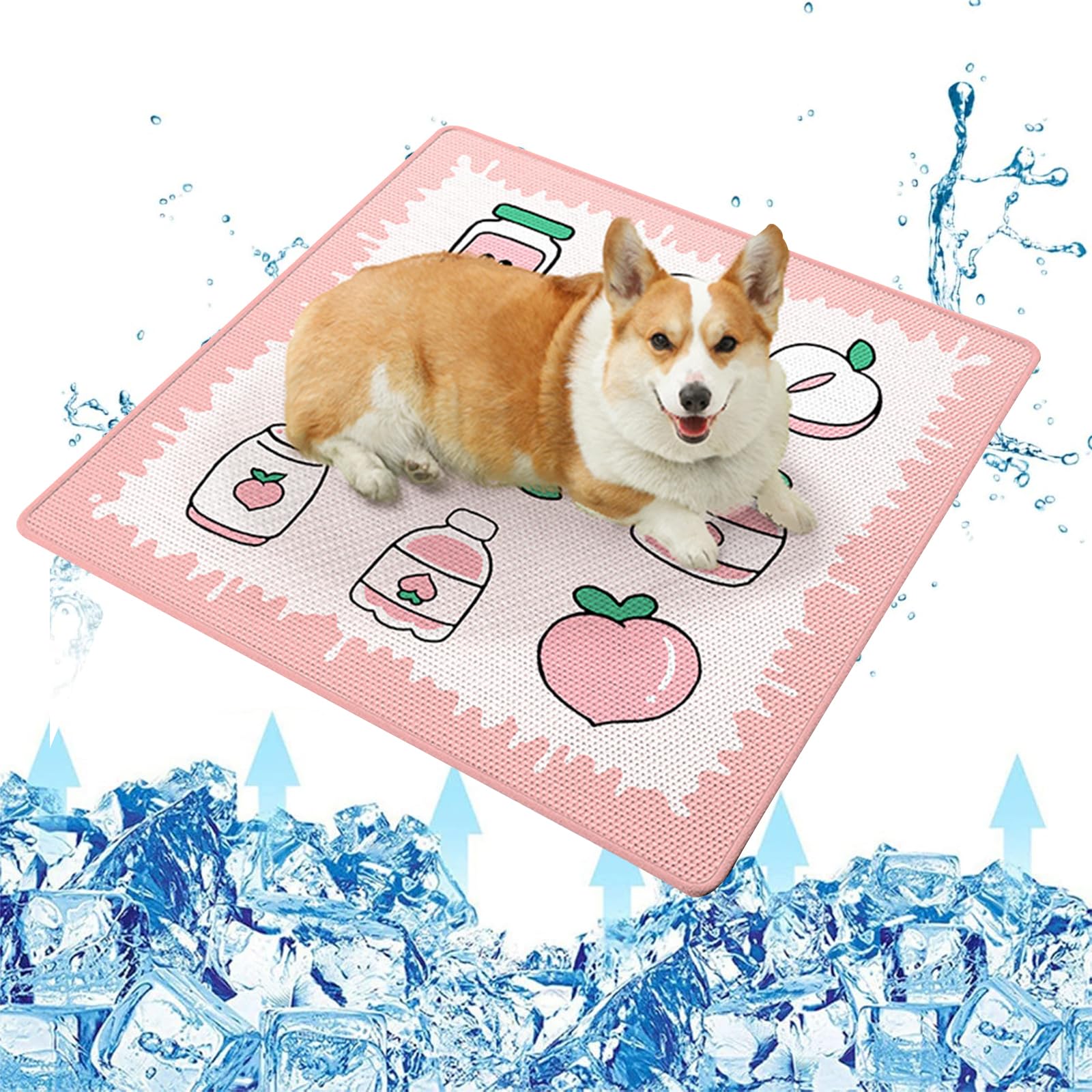 BSITSSS Dog Cooling Mat Anti-Slip, Durable Cooling Matfor Dogs, Cat CoolingMat Scratch Resistant