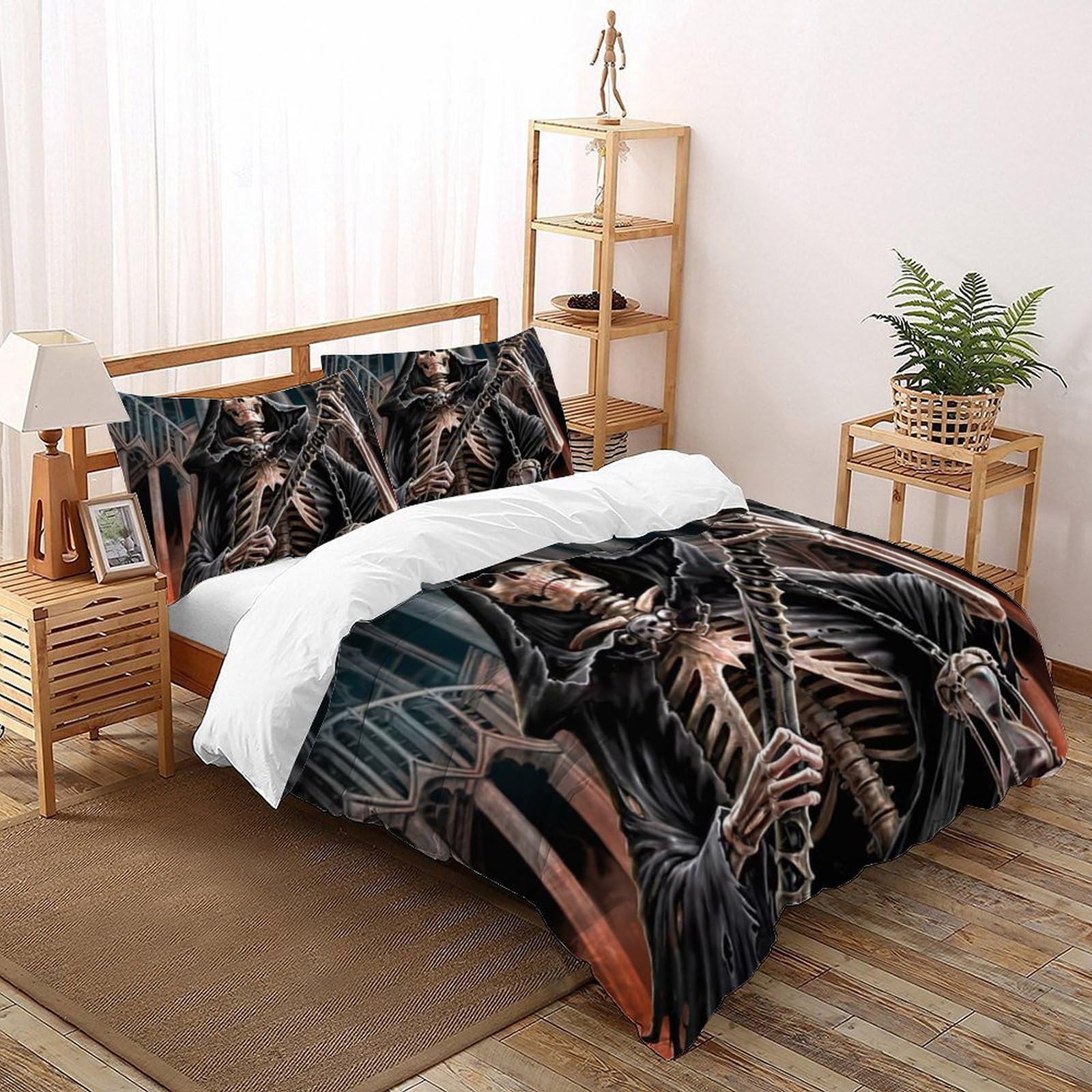 Housse de couette 3D enfants douce résout le problème du lit défait avec fermeture éclair