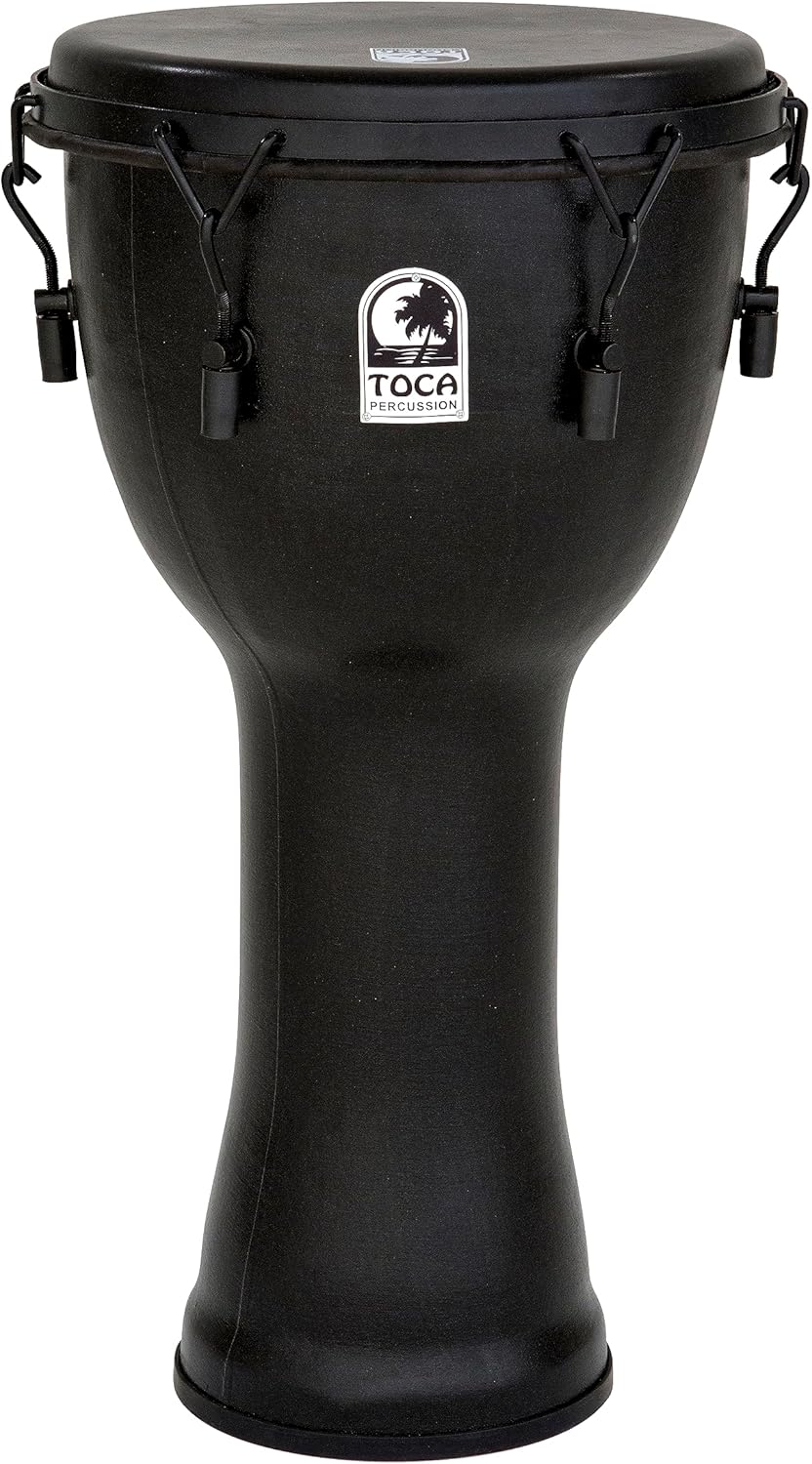 Toca SFDMX-12BM Freestyle Black Mamba Mechanically Tuned 12-Inch Djembe