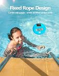 LuxBlue Floating Pool Thermometer Solar Powered | Large LCD Display- Easy to Read | IP68 Waterproof Digital Pool Thermometer with String | Ultra-Precise Pools Water Temperature Gauge for Hot Tub, Spa