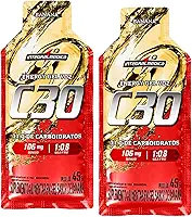 Energy Gel VO2 C30 Integralmedica 45g – Gel Energético com Carboidratos, Cafeína e Sódio – Suplemento de Energia para Corrida, Ciclismo, Triathlon, Maratona, Treino e Resistência | Kit 02x Saches (Banana | Sem Cafeina)