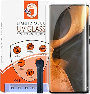 STP FEEL® HD+ UV Tempered Glass Screen Protector Guard Compatible For Vivo X90 / X90 Pro / X90 Pro+ Plus (6.78 Inch, Pack of 1) Full Adhesive UV Curved Case Friendly HD+ Clarity