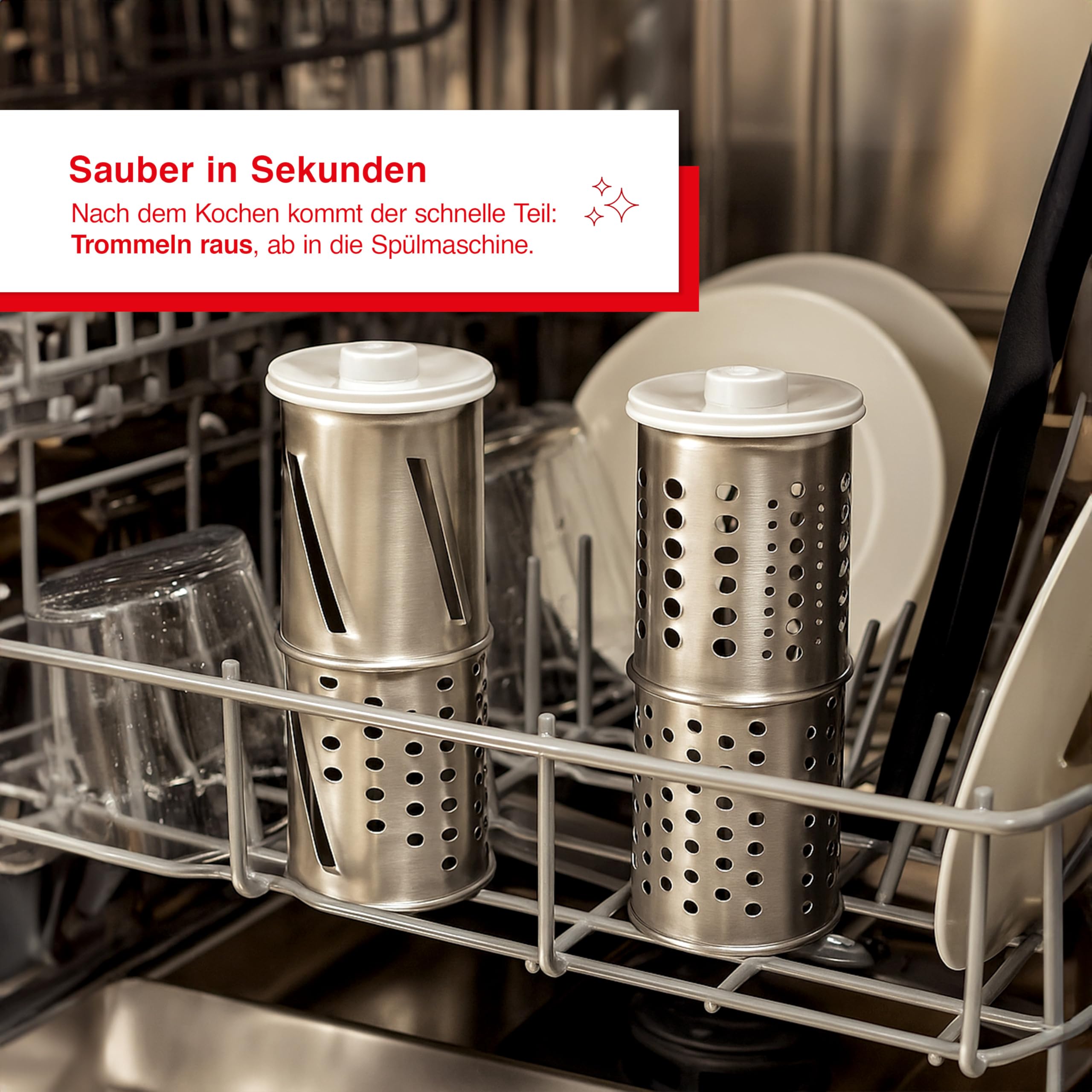 Solis Slice & More Elektrischer Zerkleinerer, 350 Watt