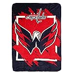 Northwest NHL Washington Capitals Micro Raschel Throw Blanket, 46 x 60, Dimensional