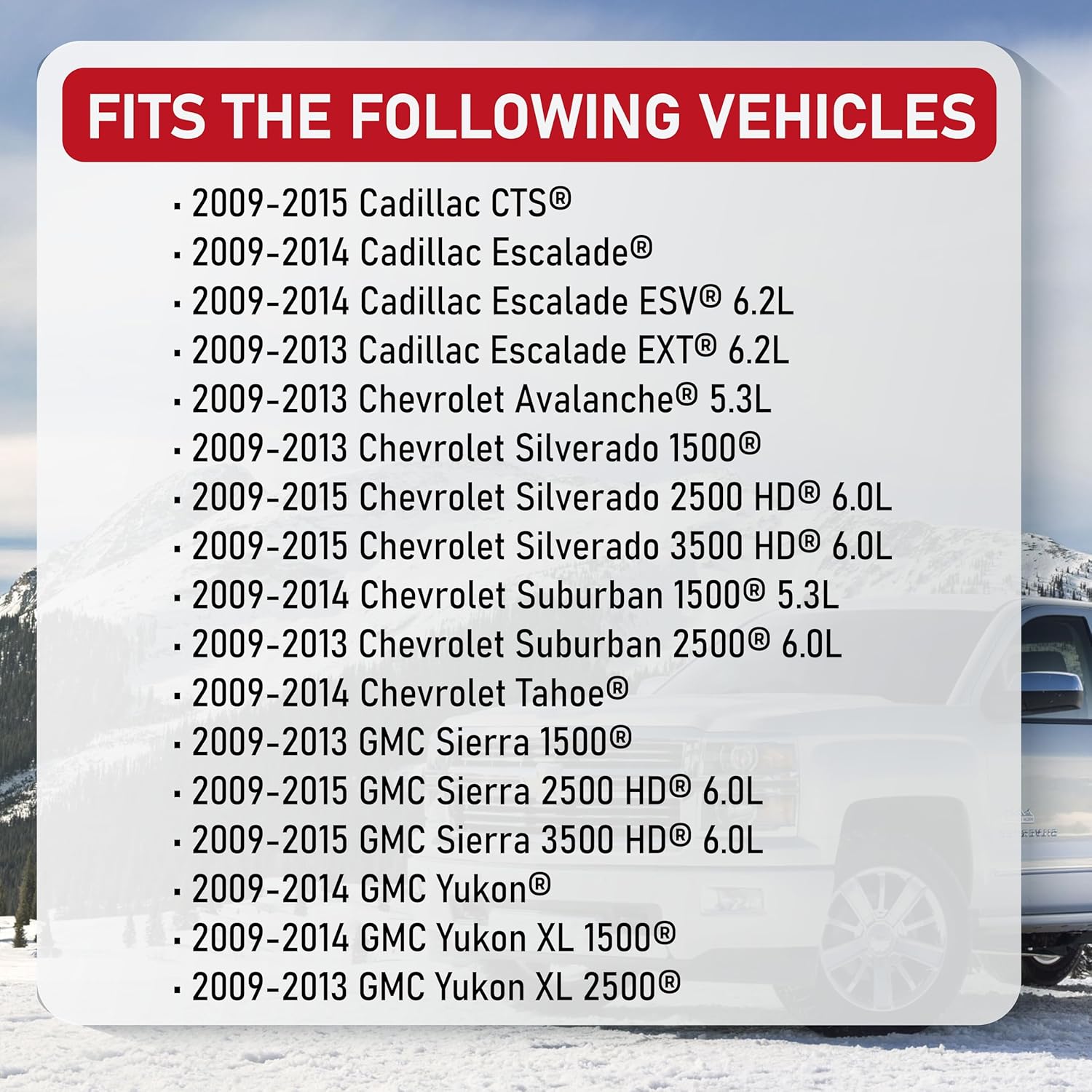 Mass Air Flow MAF Sensor Replacement by AA Ignition - Compatible with CTS, Cadillac Escalade, Chevy Avalanche, Silverado 1500, Suburban & Tahoe, GMC Sierra 2500 & Yukon - Replaces 10393948, 23256991