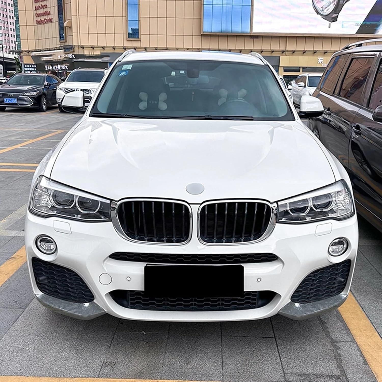 サイドカバー ラップ コーナーダイバーター フォグランプ インテークベント スポイラー リップスプリッター BMW 【インチ】