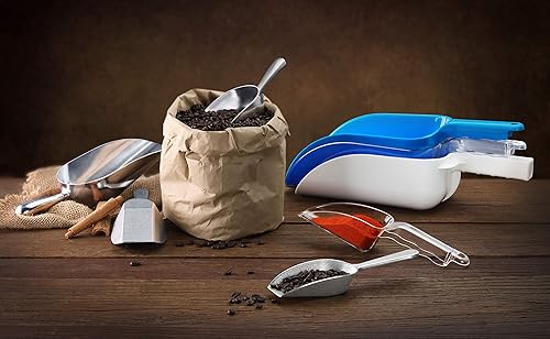 Miniatura 9 de New Star Foodservice 34387 Cuchara de hielo de plástico de policarbonato transparente 6 onzas