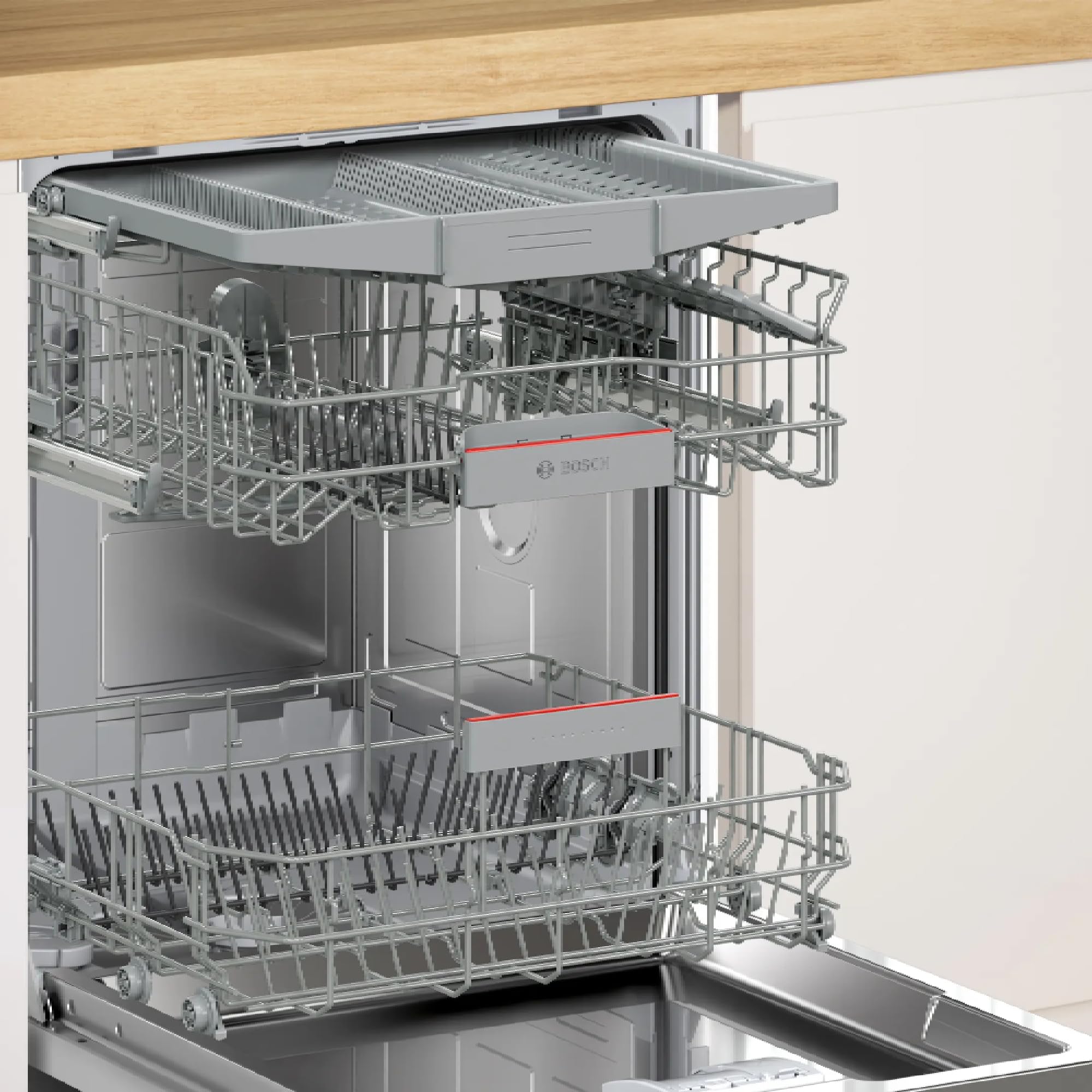 Bosch - Lavavajillas integrable, 60 cm. de ancho, Serie 2, Home Connect, Extra Secado, Blanco, SMV2ITX09E — view 5