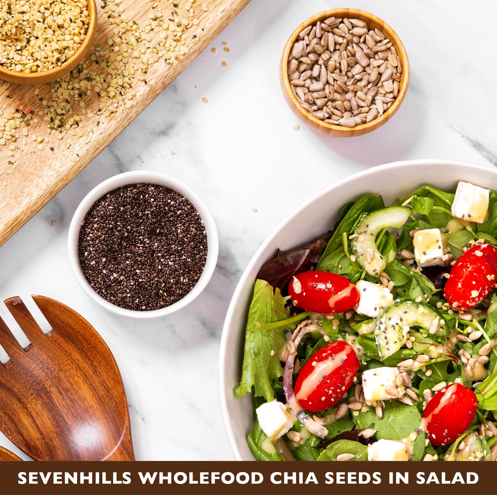 Sevenhills Wholefoods Graines De Chia Cru (1.8kg)