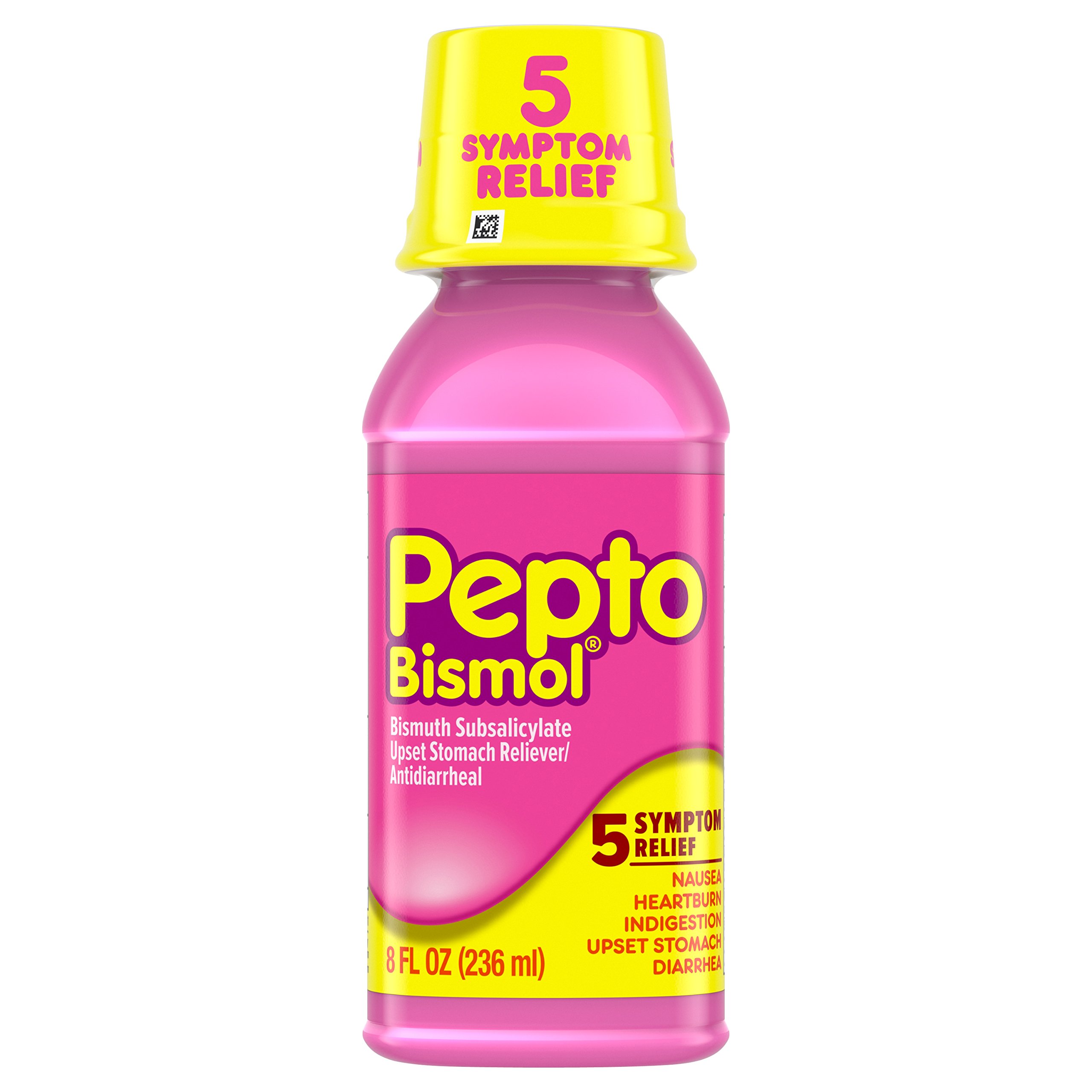 Pepto Bismol Original Liquid 5 Symptom Medicine Including Upset