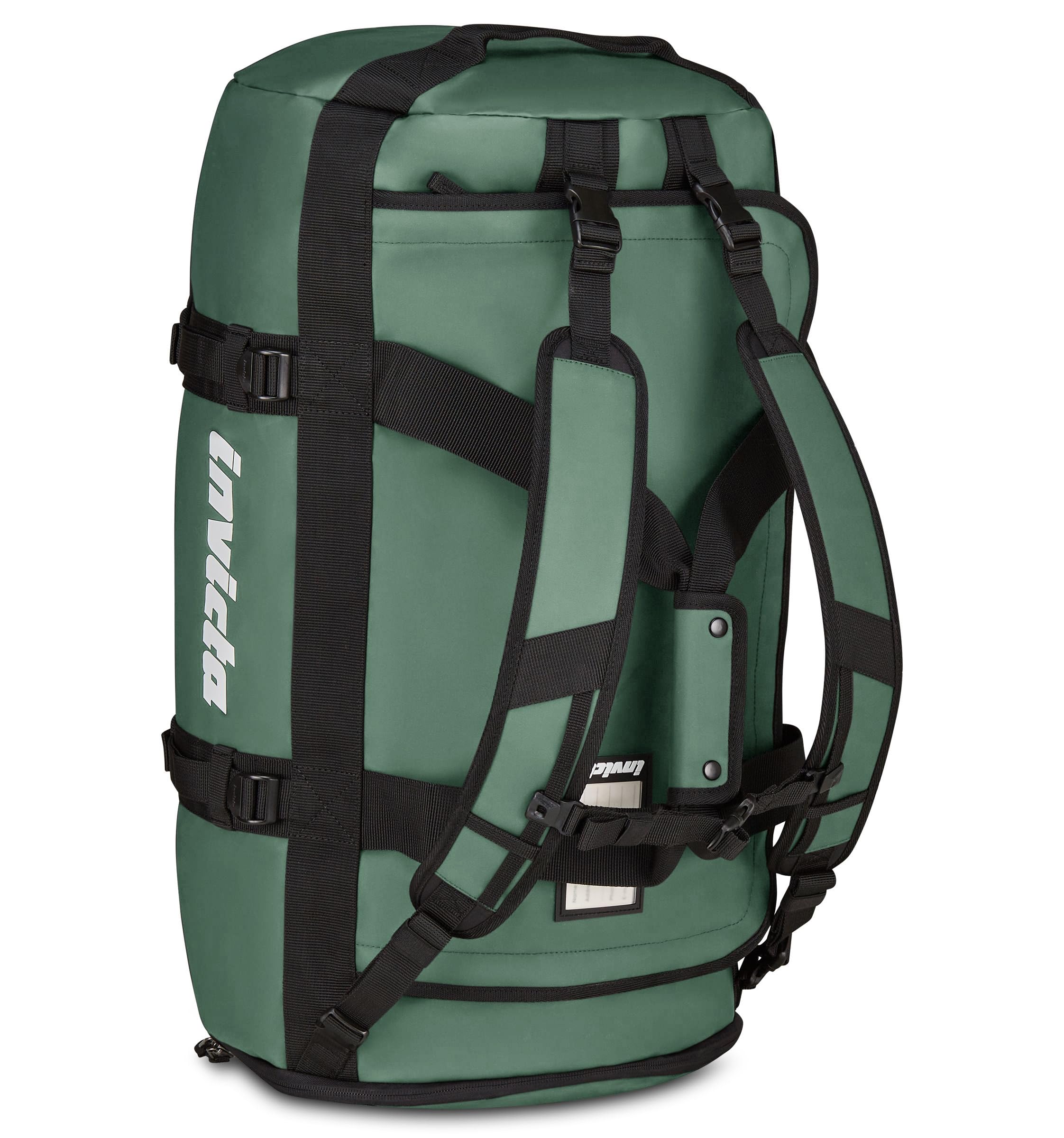 Invicta Reisetasche 70 L - 62 x 35 x 35 cm, Aufgabegepäck Reiserucksack, Sporttasche mit Schuhfach, für Urlaub und Sport, Damen und Herren, grün