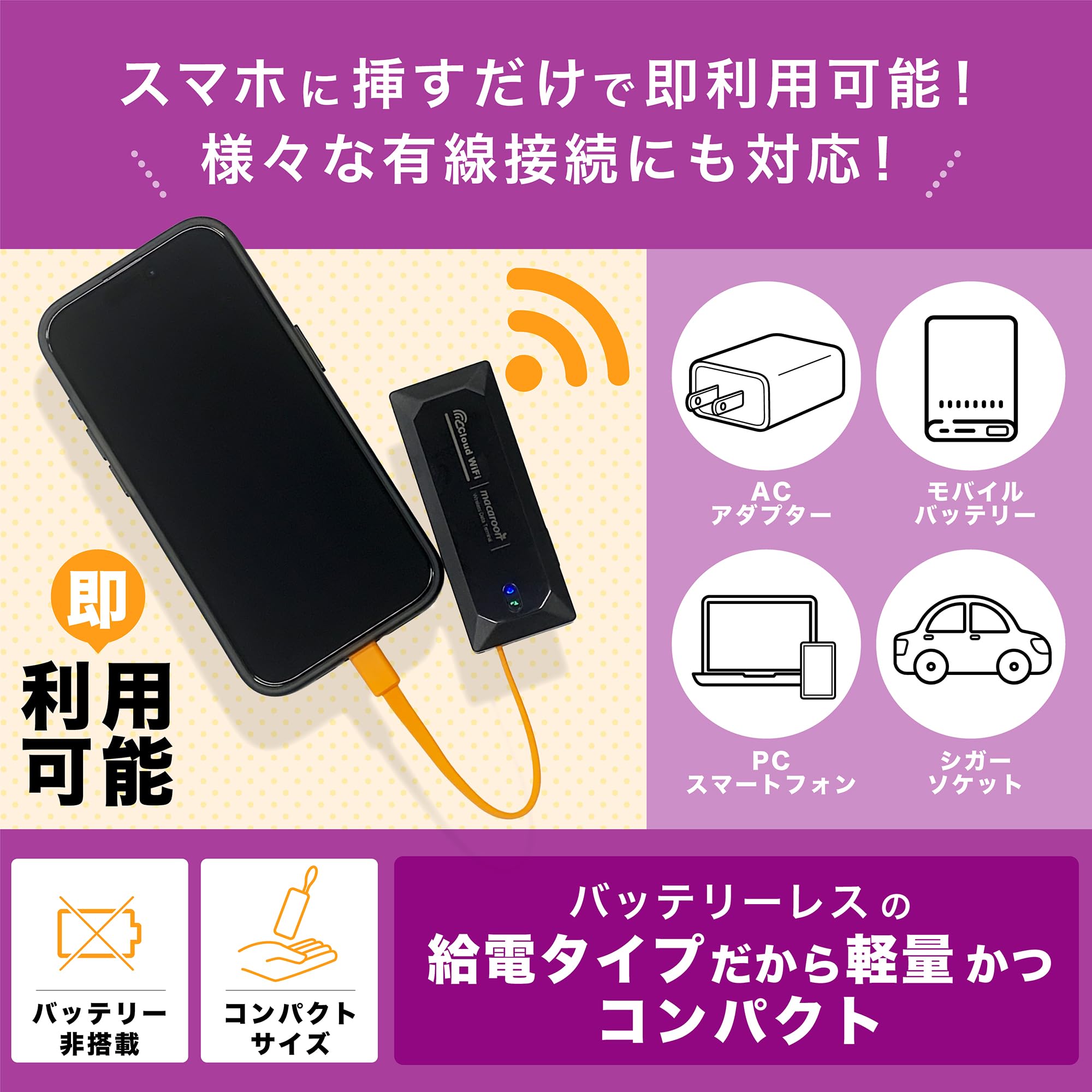 Amazon.co.jp: 【w/wifi(ウィズワイファイ)】モバイル ポケット WiFi