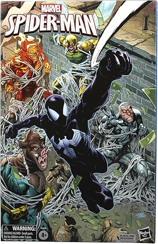 Miniatura 2 de Marvel Legends Series Spider-Man, paquete múltiple, figuras de acción coleccionables a escala de 6 pulgadas con 14 accesorios, juguetes para niños