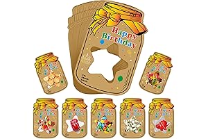 MOKOQI 50 Happy Birthday Cards for Kids Student with Treat Bags