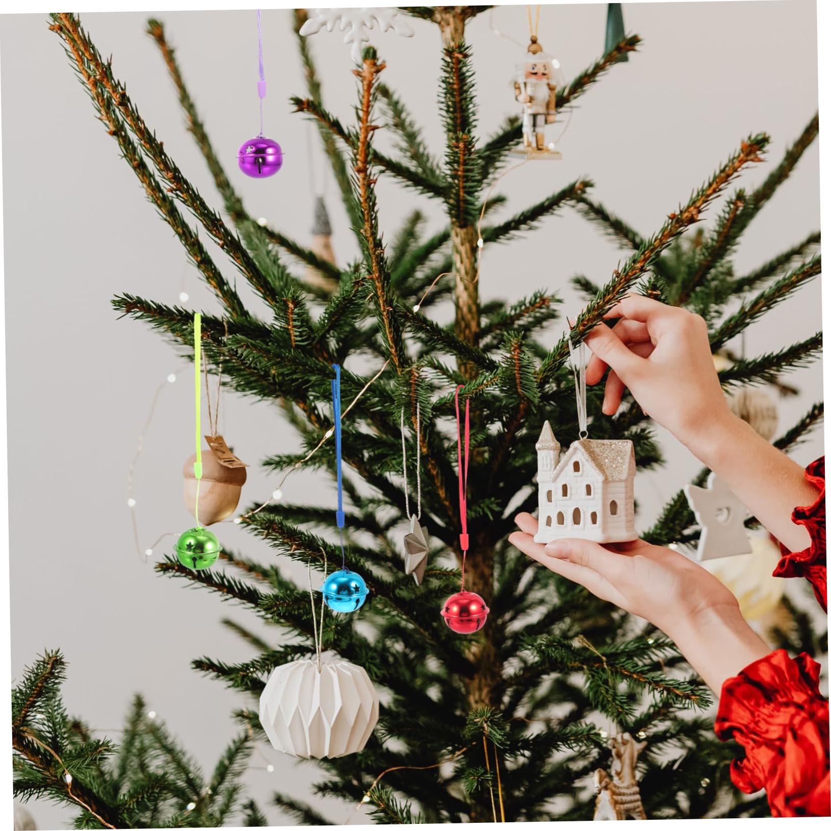 Zerodeko 3 Set Di Campanelli Di Chiamata A Mano Per Animali Domestici Set Di Campanelli Artigianali in Ferro Decorativi Per Natale E Matrimonio 30 Pezzi * 3