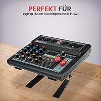 Vista 5 de PYLE-PRO PLPTS25 Soporte de computadora o laptop para DJ