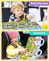 Vista 3 de Benresive - Libros de calcomanías reutilizables para niños de 2-4, para niños de 1-3 y 2-4, para viaje, actividades, manualidades, regalo, temas