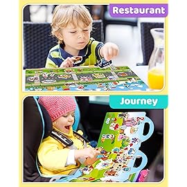 Benresive Reusable Sticker Books for Kids 2-4, Sticker Books for Toddlers 1-3 2-4, Toddler Travel Toys Activities Crafts Gifts