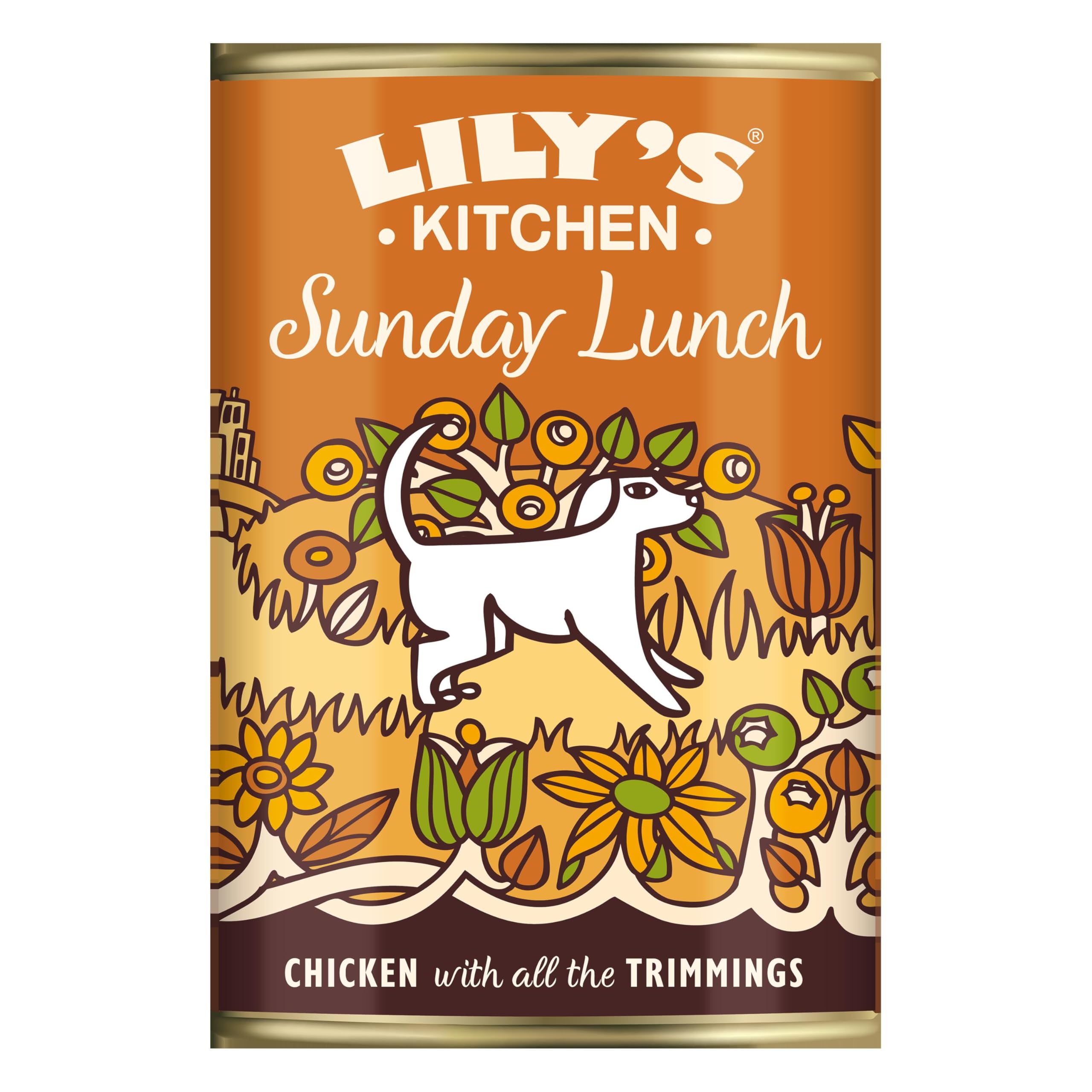 Lily's KitchenNatural Adult Wet Dog Food Tin Sunday Lunch Grain-Free Recipe 6 x 400g