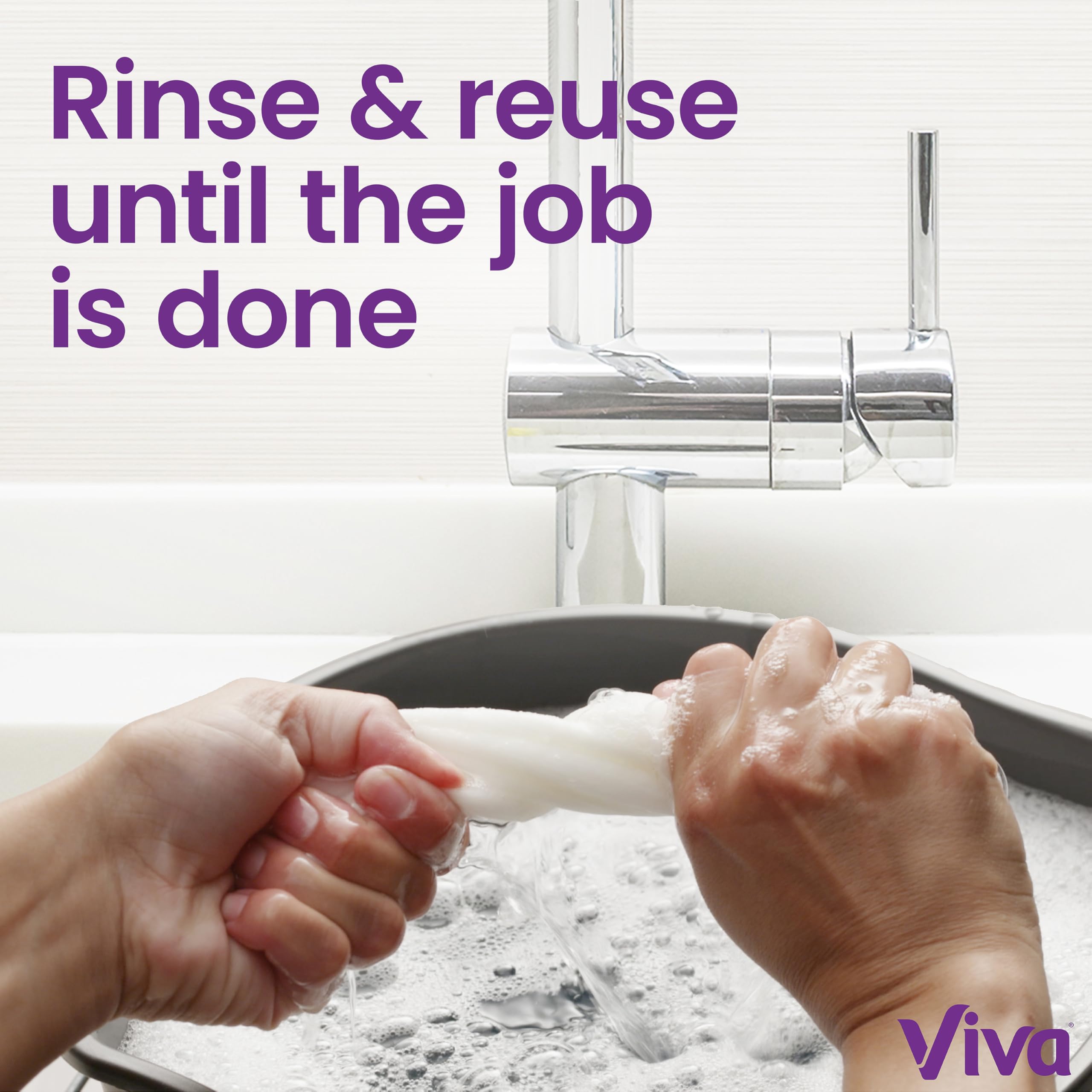 Viva Signature Cloth Paper Towels, 12 Triple Rolls, 129 Sheets per Roll