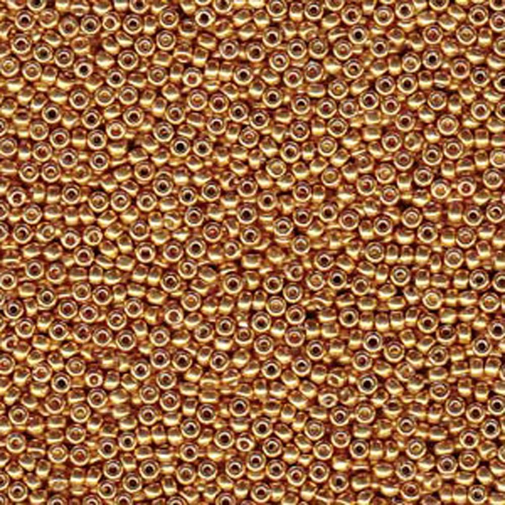 Yellow Gold 20 Grams Miyuki 6/0 Seed Bead Duracoat Galvanized 20 Gram