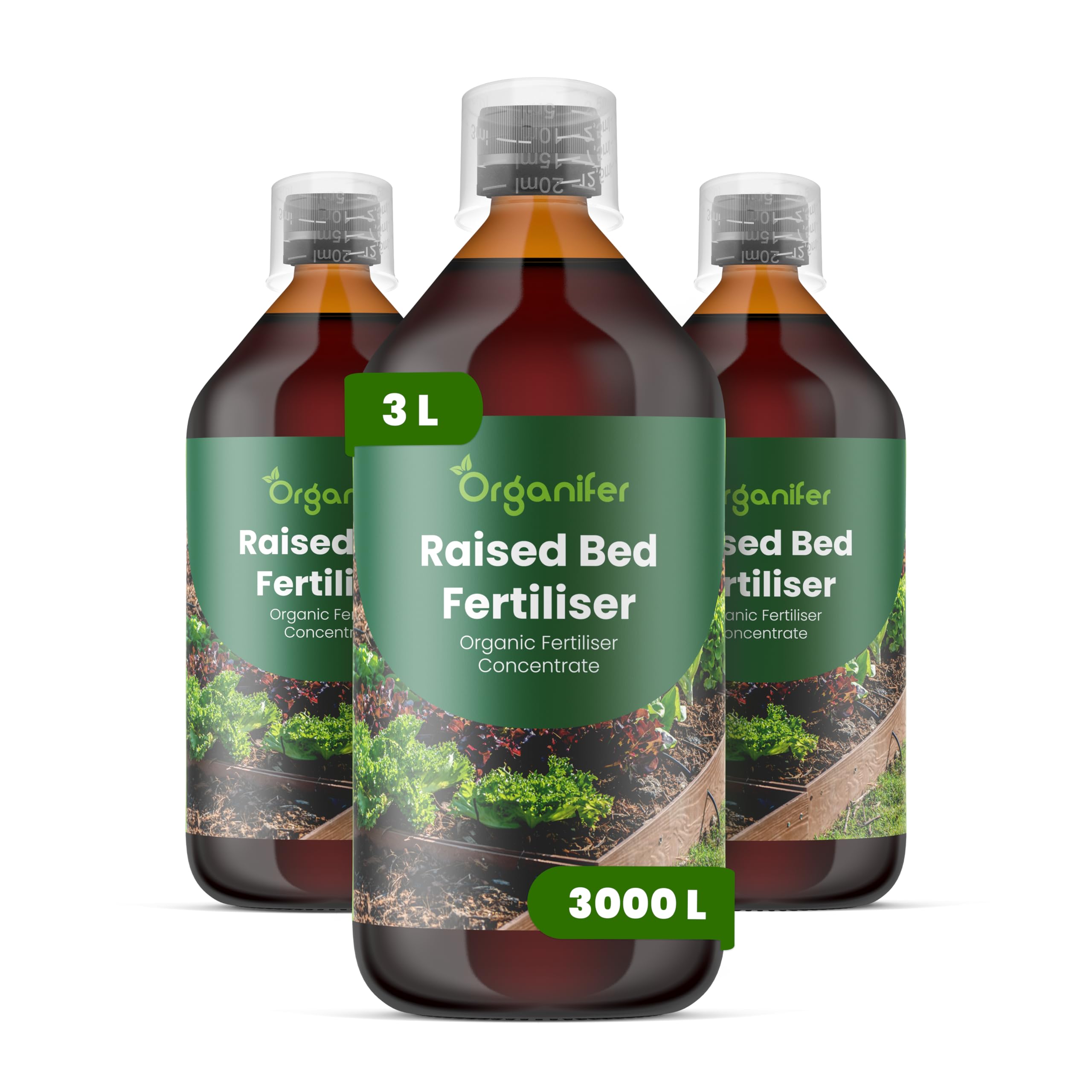 Engrais Liquide Pour Carré Potager - 3x1L - 2-1-8 NPK