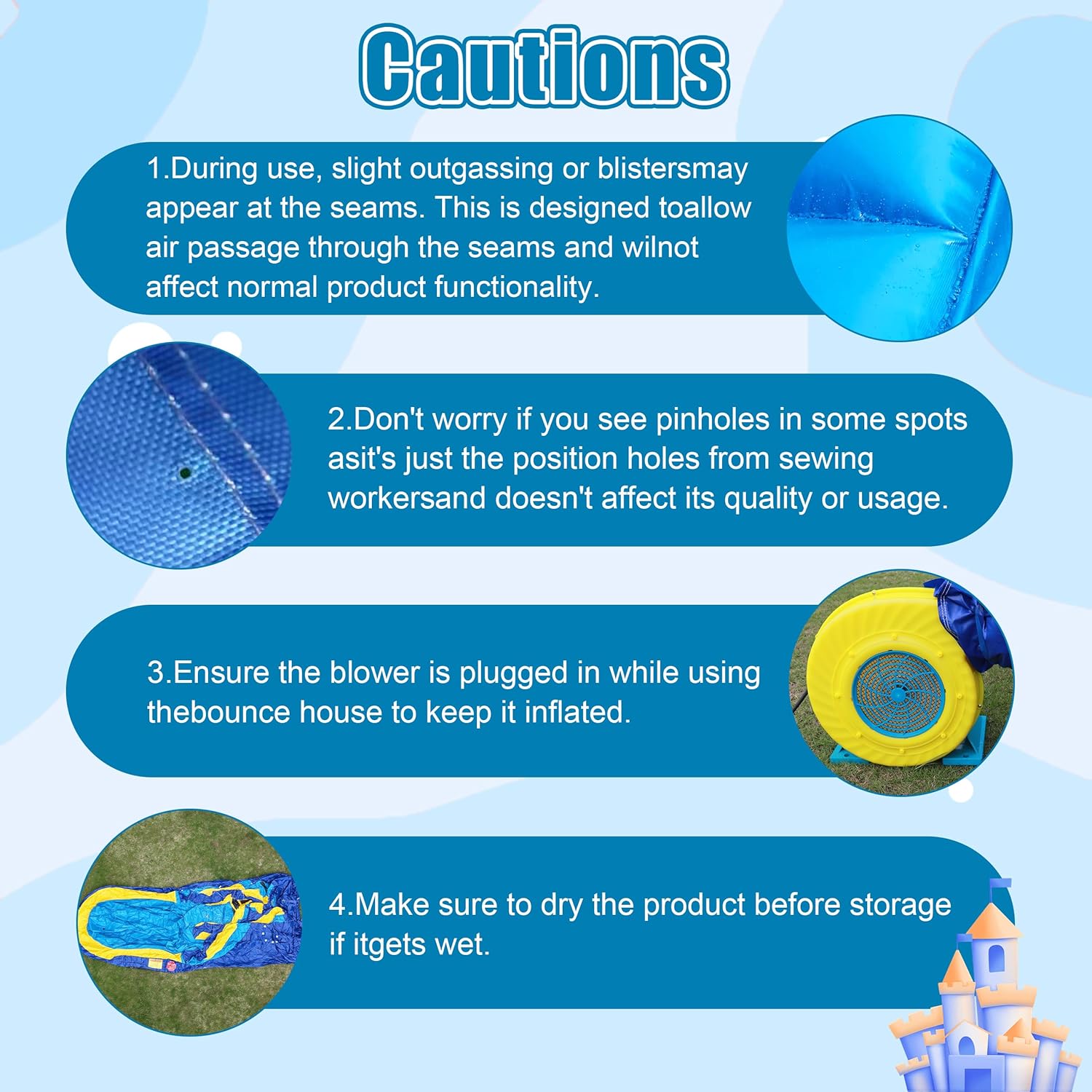 Inflatable Water Slide Commercial Grade: 21FT(L) Water Bounce House for Adults & Teenagers - Big Pool, Premium PVC, Castle Style, Wet & Dry, 950W Blower - for Backyard Outdoor Birthday Party