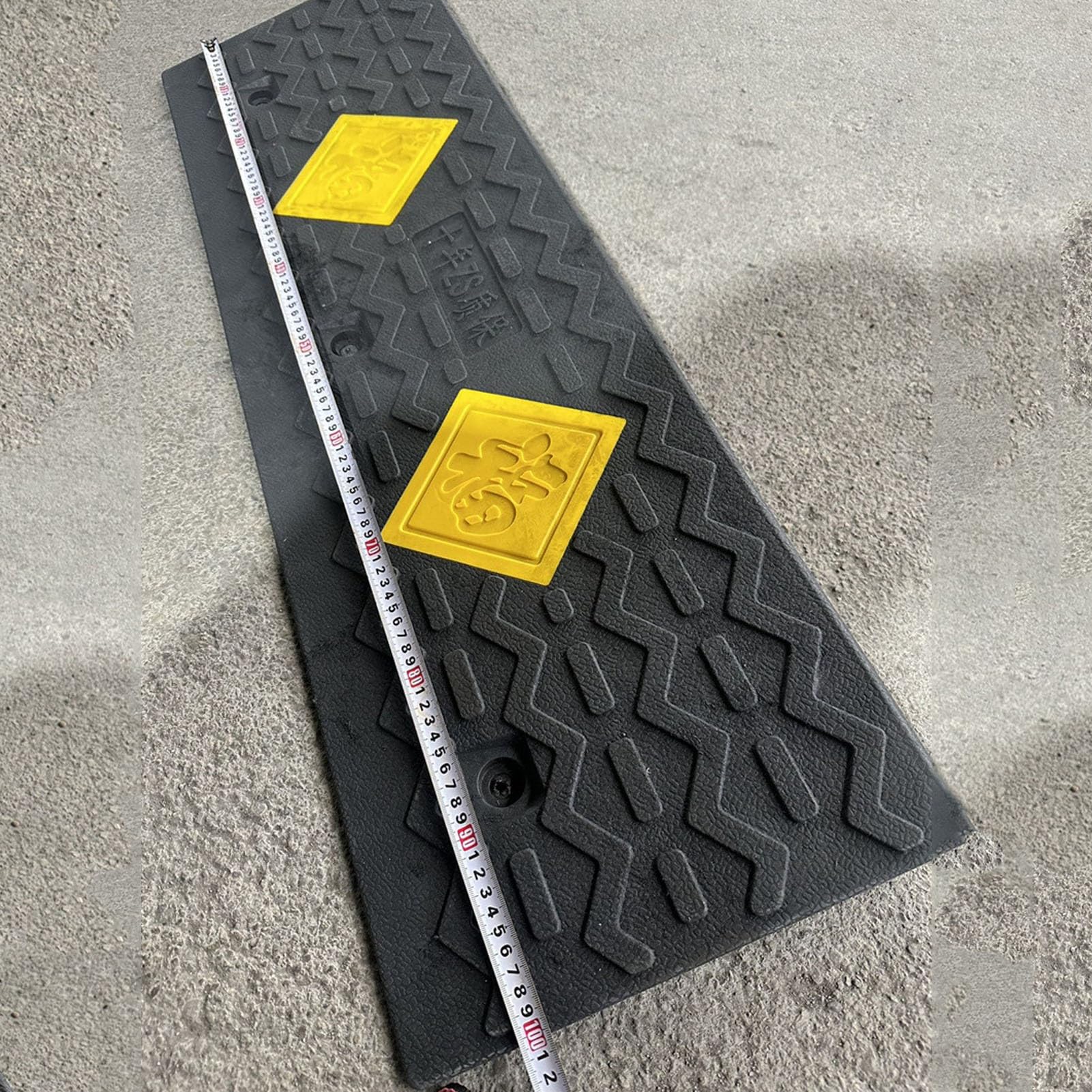 Rampe de Seuil en Caoutchouc, Hauteur de 4 à 10 cm, Rampe d'accès, Rampe de Chargement pour Camping-Car, Camion, Rampes de Remise