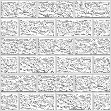 Elevate Interior Brick Self Adhesive 3D Wall Panels, 3D PVC Wallpaper for Living Room, Self-Adhesive DIY Wall Home Decor (Cover Area 2.5 feet)?Pack?of (1)